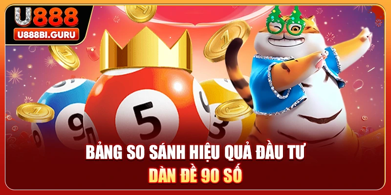 Bảng so sánh hiệu quả đầu tư dàn đề 90 số
