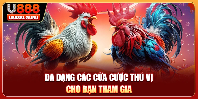 Đa dạng các cửa cược thú vị cho bạn tham gia