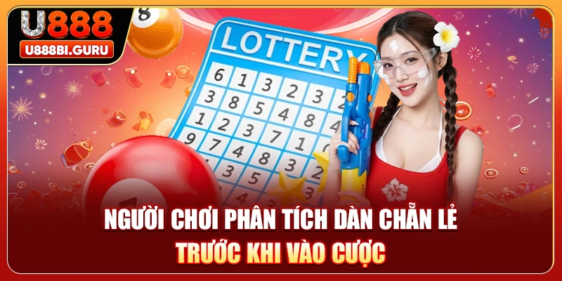Người chơi phân tích dàn chẵn lẻ trước khi vào cược