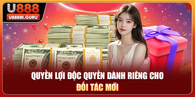 Quyền lợi độc quyền dành riêng cho đối tác mới